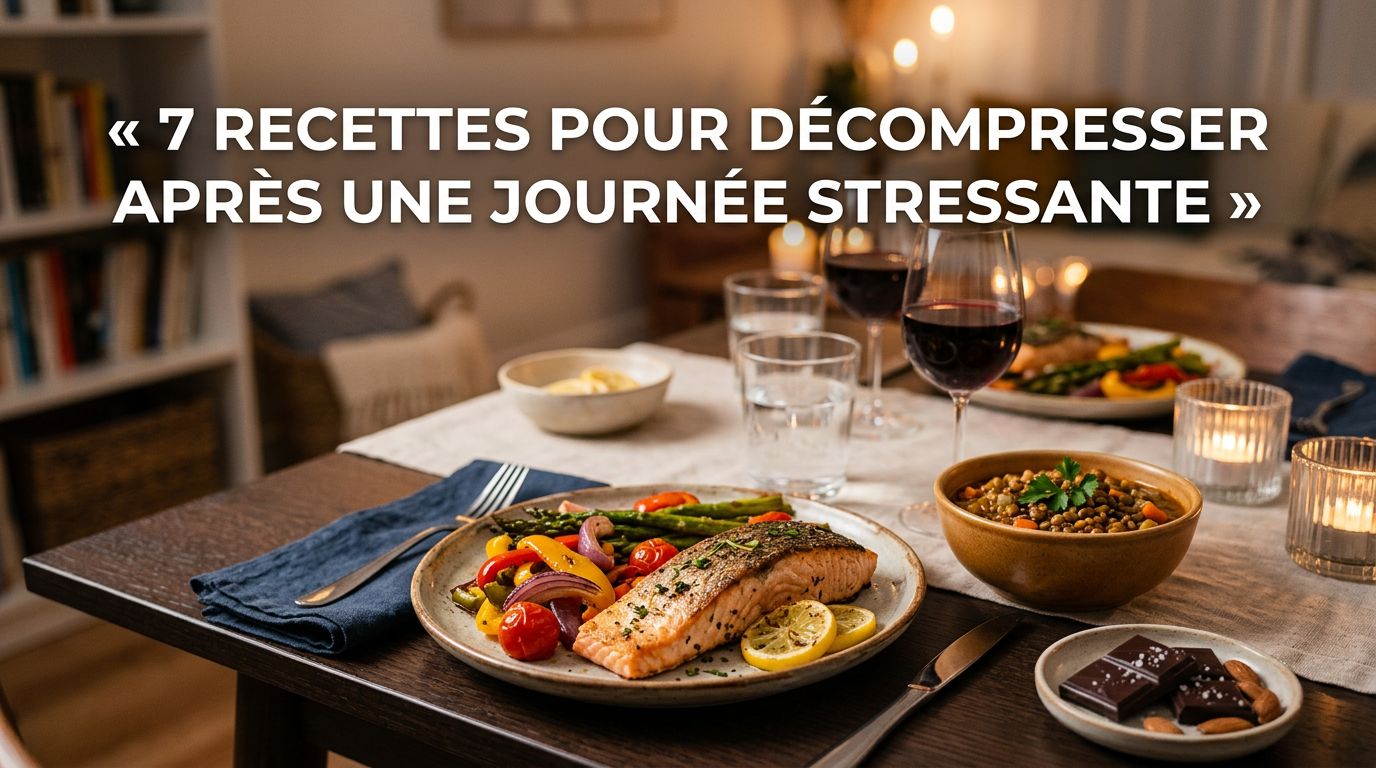 7 recettes anti-stress faciles pour un dîner réconfortant